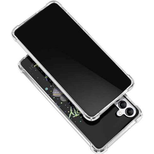 Adult Swim Rick and Morty Spaceship Galaxy A15 5G Clear Case